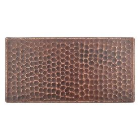 4" x 8" Hammered Copper Tile